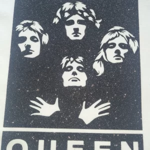 QUEEN Glitter Tshirt. Birthday. Gift.