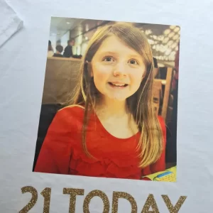 Personalized Photo T-Shirt: Custom Glitter or Matte Print Gift