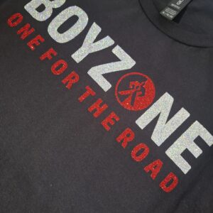 BOYZONE One For The Road Glitter T-Shirt