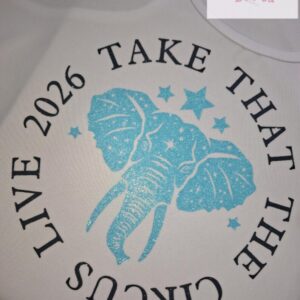 Take That Glitter Elephant The Circus Live 2026 Vest