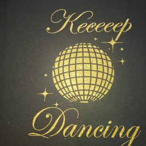 Strictly Come Dancing Tshirt. Keeeep Dancing. Glitter Ball Tour 2025.